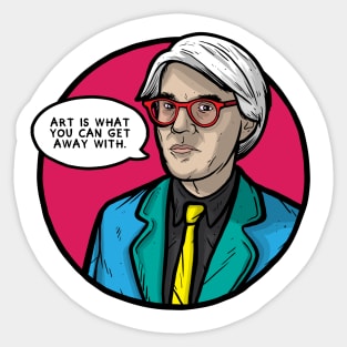 Andy Warhol Sticker